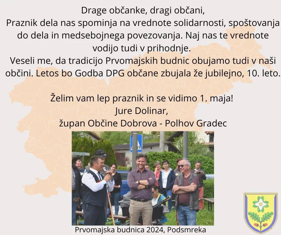 Voščilo ob Prazniku dela