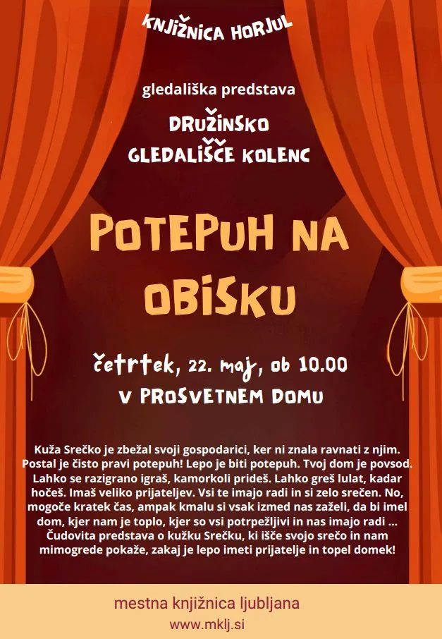 Otroška predstava Potepuh na obisku