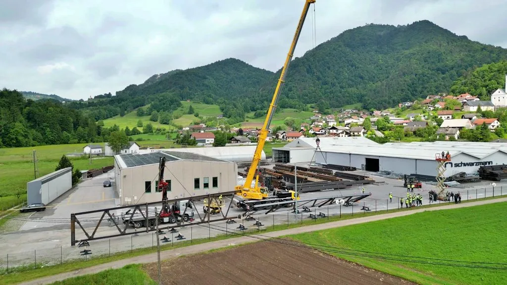 Inženirski podvig pred montažo na letališču