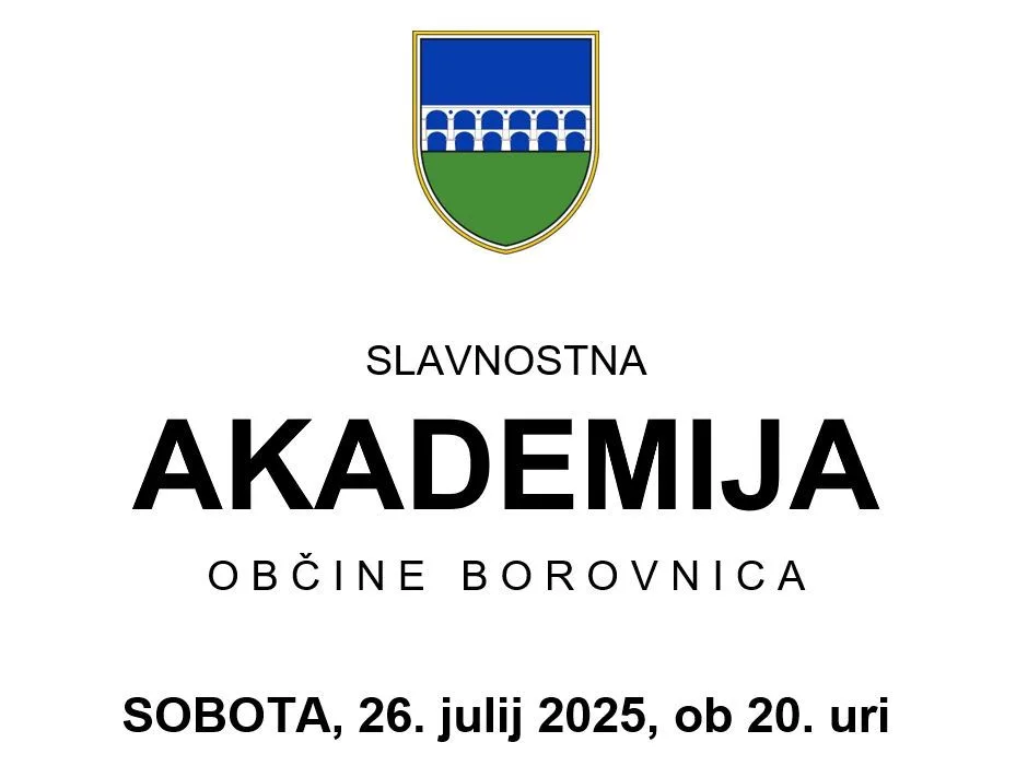 Vabljeni na slavnostno akademijo Občine Borovnica